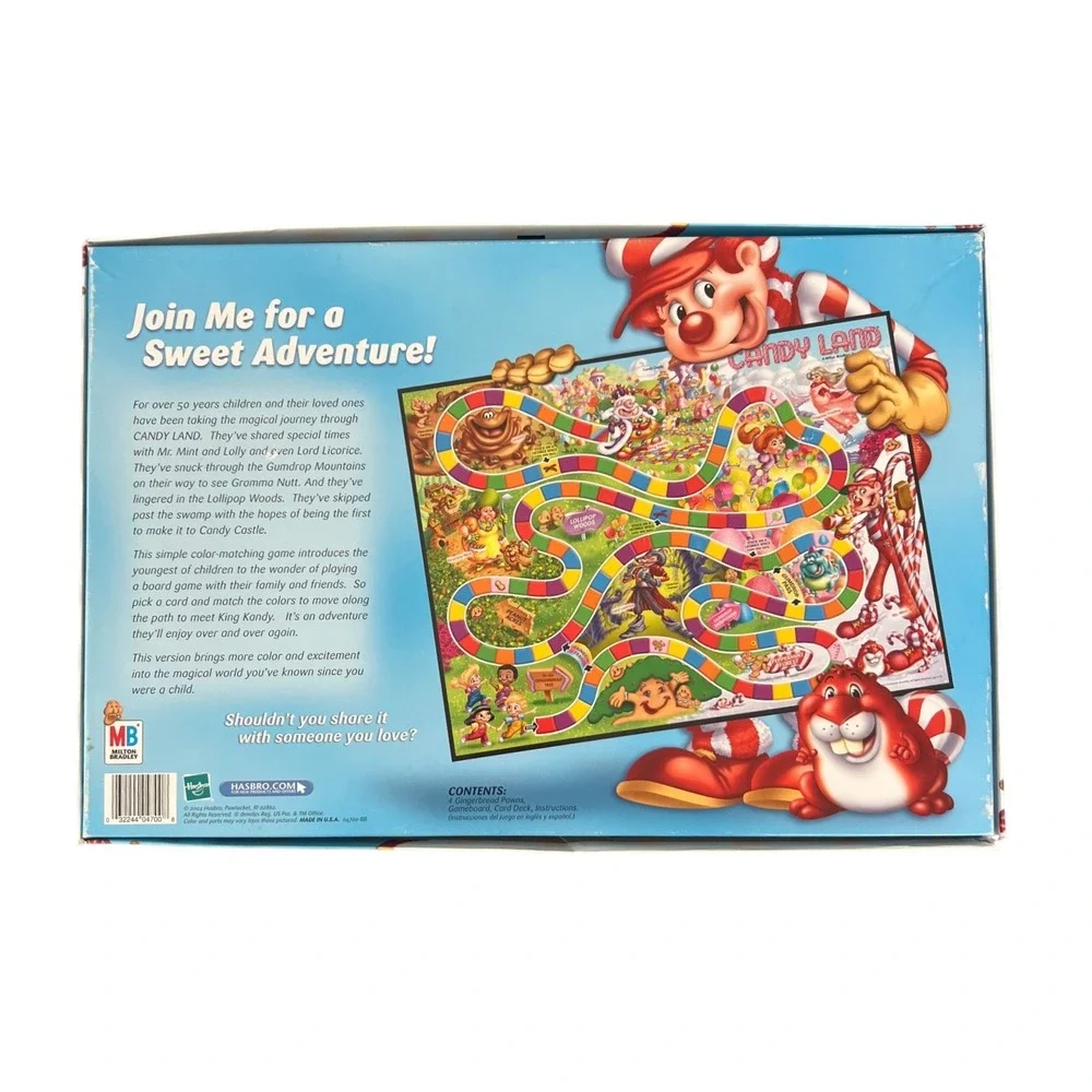 Candy Land Board Game 2004 Milton Bradley Hasbro My First Games Complete